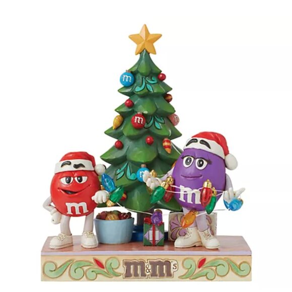 M&M'S by Jim Shore M&M'S Purple/Red Character Tree - Picture 2 of 7